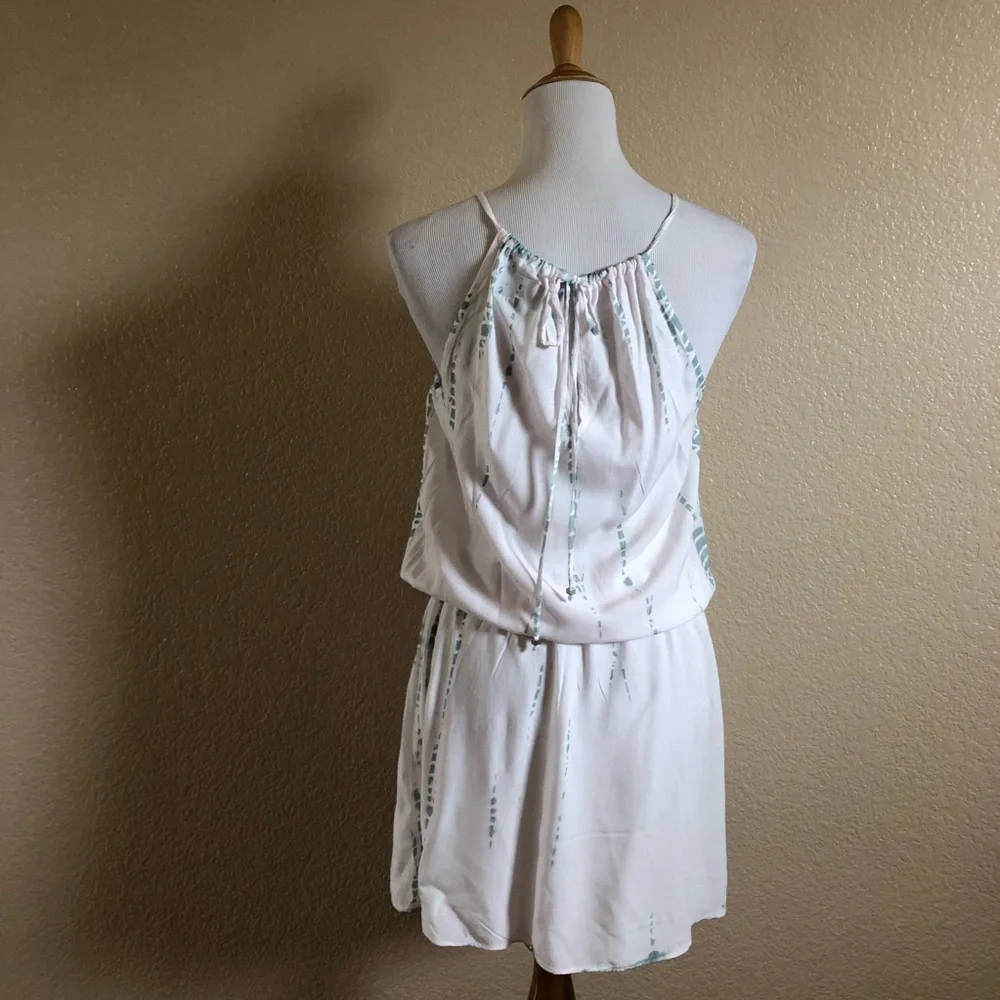 Micheal Stars Tie Dye Halter Mini Dress M New